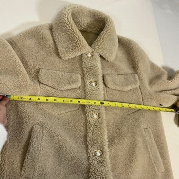 Daniella Erin NYC Womens Shearling Jacket Coat - Picture 4 of 8